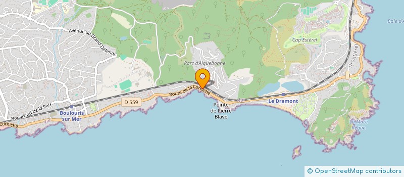 localisation de l'entreprise PILATES ESTEREL à SAINT-RAPHAEL
