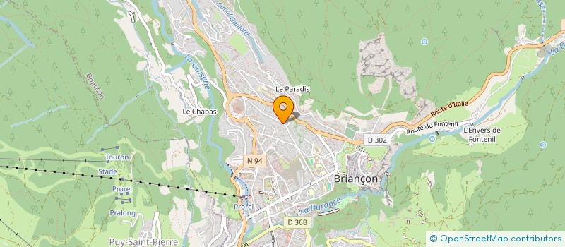 localisation de l'entreprise PILATES ET SANTE DANS LE BRIANCONNAIS  BRIANCON