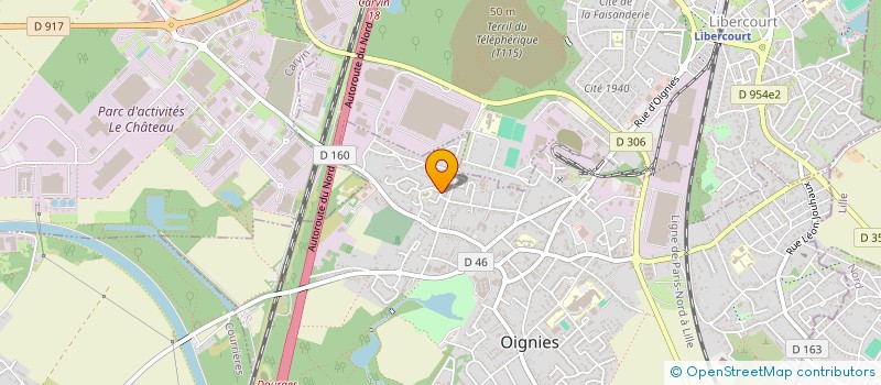 localisation de l'entreprise PILATES OIGNIES  OIGNIES