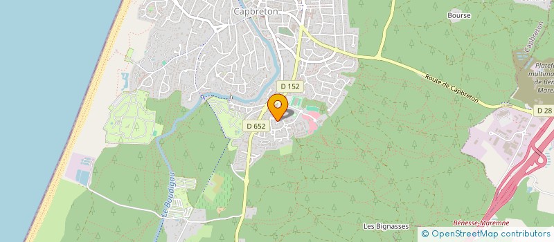 localisation de l'entreprise PILATES POUR TOUS  CAPBRETON