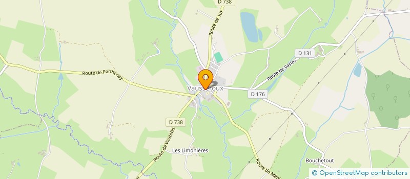 localisation de l'entreprise PILATES VAUSSEROUX  VAUSSEROUX