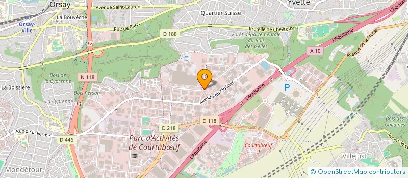 localisation de l'entreprise PILATUS à SAINT-CYR-SUR-MER