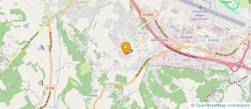 localisation de l'entreprise PILAURE  ESTILLAC