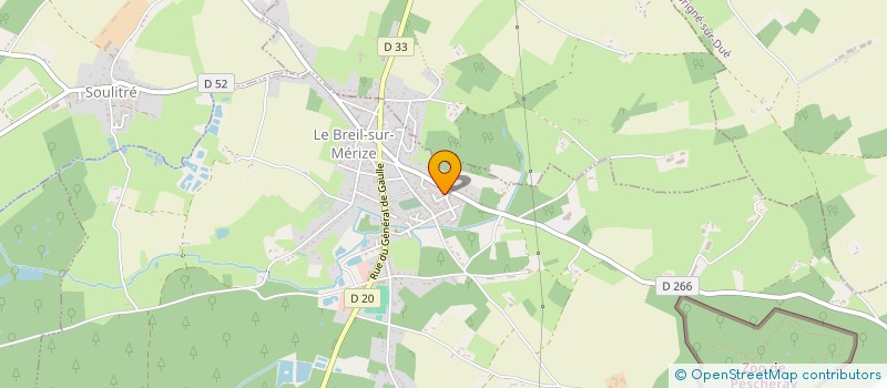 localisation de l'entreprise PILBAT GROUP  LE BREIL SUR MERIZE