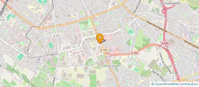 localisation de l'entreprise PILE à ANGERS