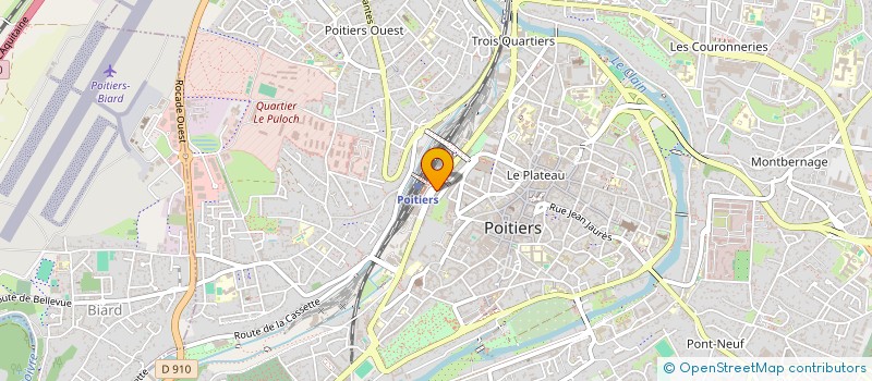 localisation de l'entreprise PILE à POITIERS