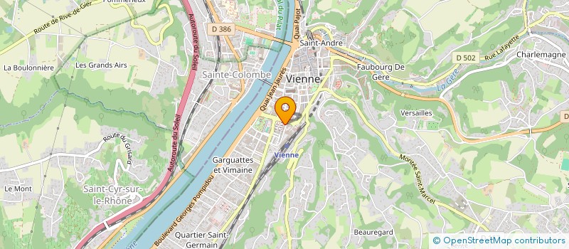 localisation de l'entreprise PILE  VIENNE