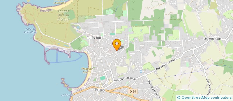 localisation de l'entreprise PILE A  ERQUY