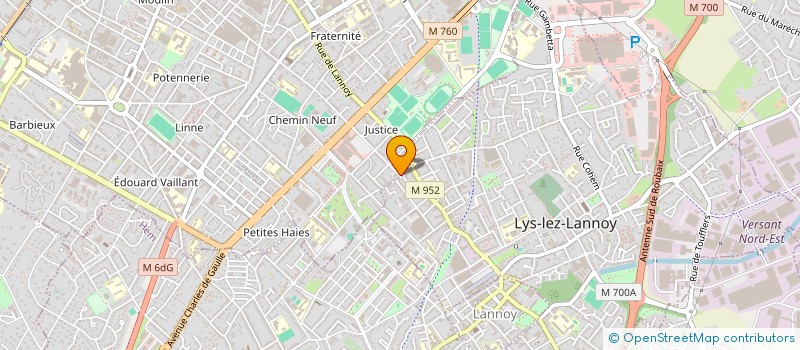 localisation de l'entreprise PILE COULEURS à ROUBAIX