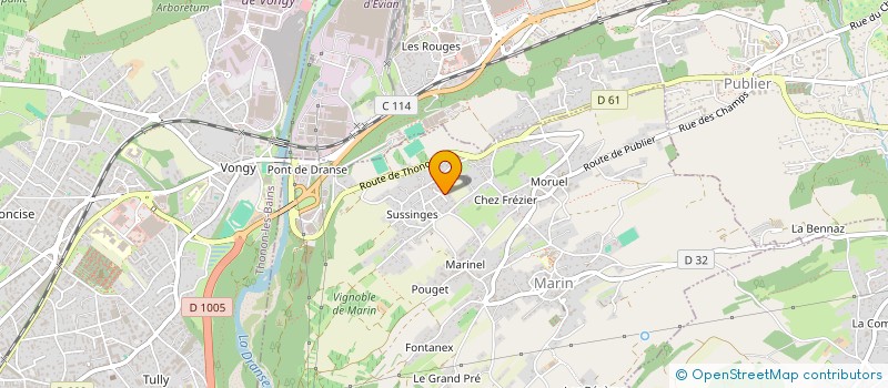 localisation de l'entreprise PILE OU FACE à MARIN