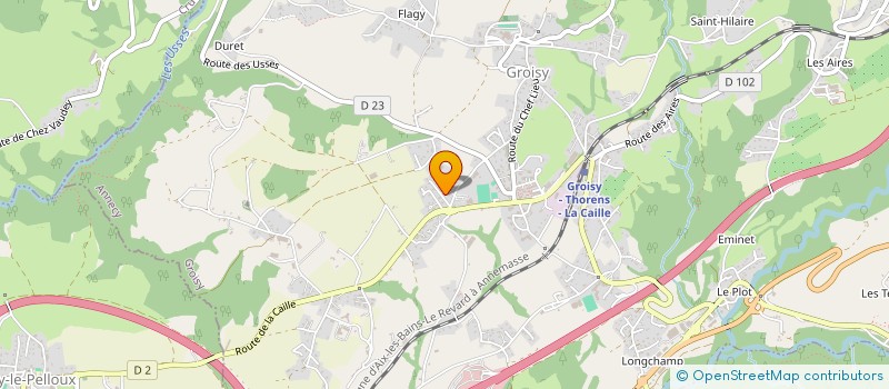 localisation de l'entreprise PILE POELE  GROISY