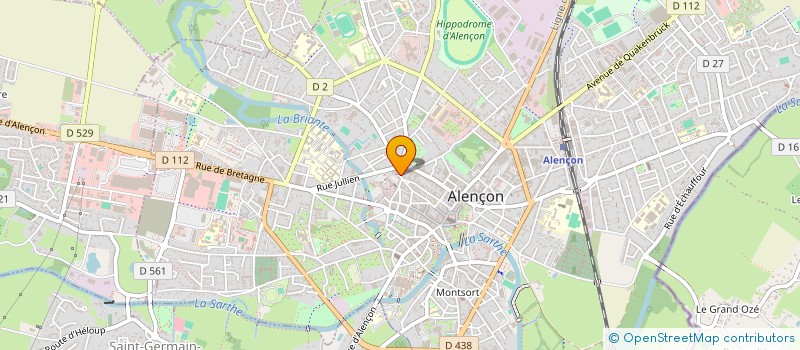 localisation de l'entreprise PILE POELES à ALENCON