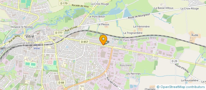 localisation de l'entreprise PILE POIL  VITRE