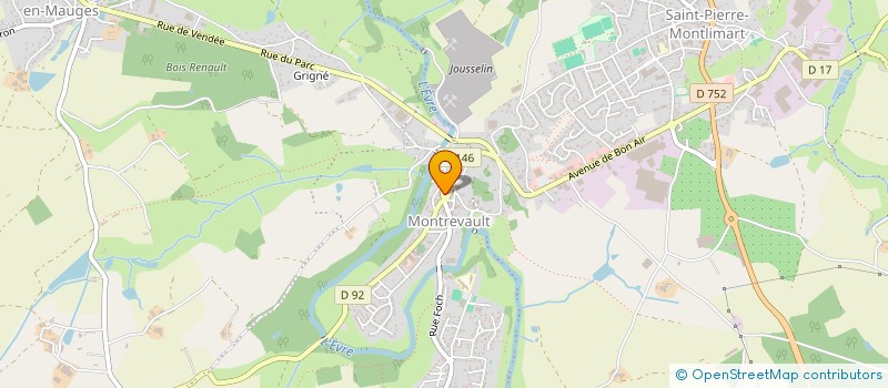 localisation de l'entreprise PILE POIL SAUVETAGES  BEAUPREAU-EN-MAUGES