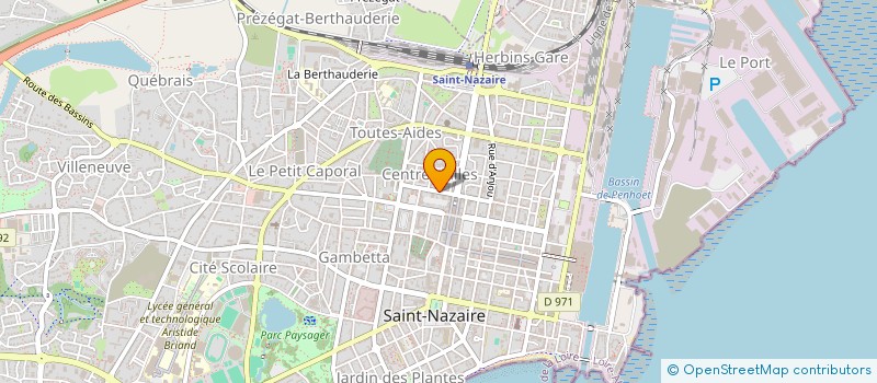 localisation de l'entreprise PILE POILS  SAINT-NAZAIRE