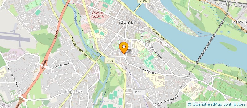 localisation de l'entreprise PILEA  SAUMUR