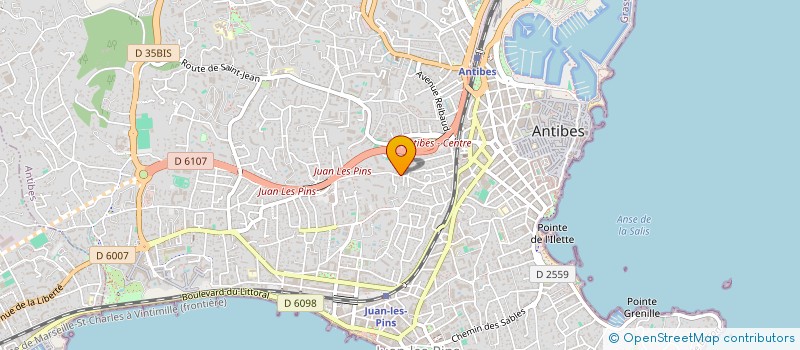 localisation de l'entreprise PILEA DATA à ANTIBES