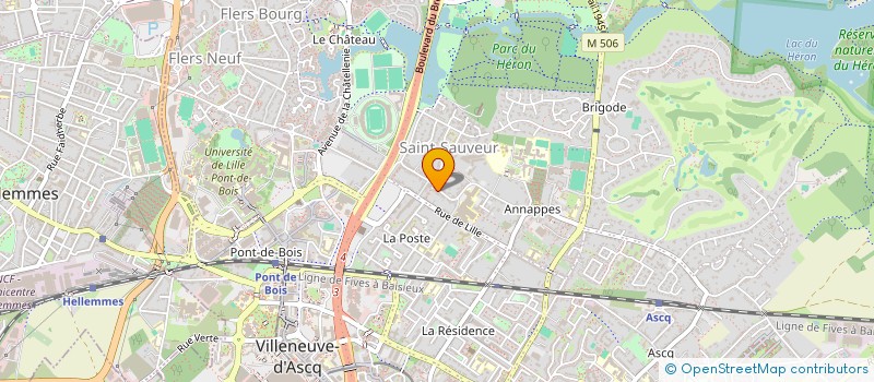 localisation de l'entreprise PILEA INVESTISSEMENT  VILLENEUVE-D'ASCQ