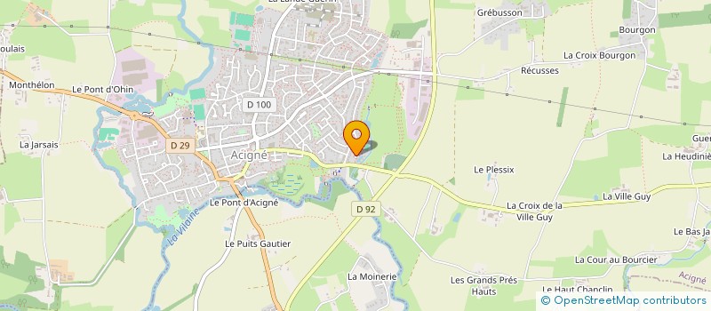 localisation de l'entreprise PILEONCODE  ACIGNE