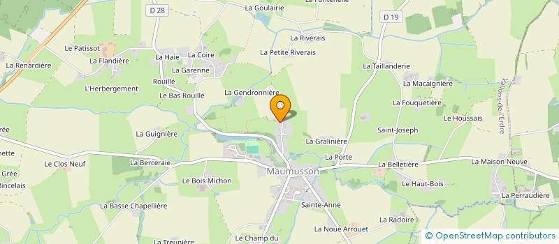 localisation de l'entreprise PILET  VALLONS-DE-L'ERDRE