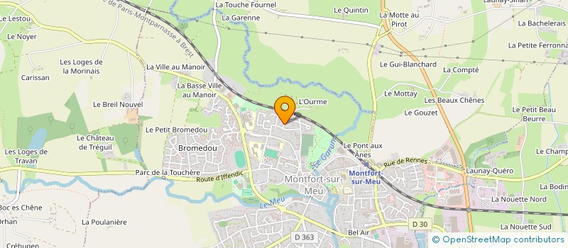 localisation de l'entreprise PILETTE  MONTFORT-SUR-MEU