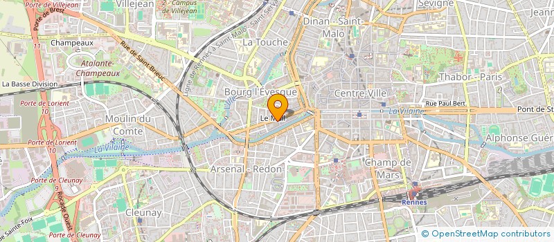 localisation de l'entreprise PILGET à RENNES