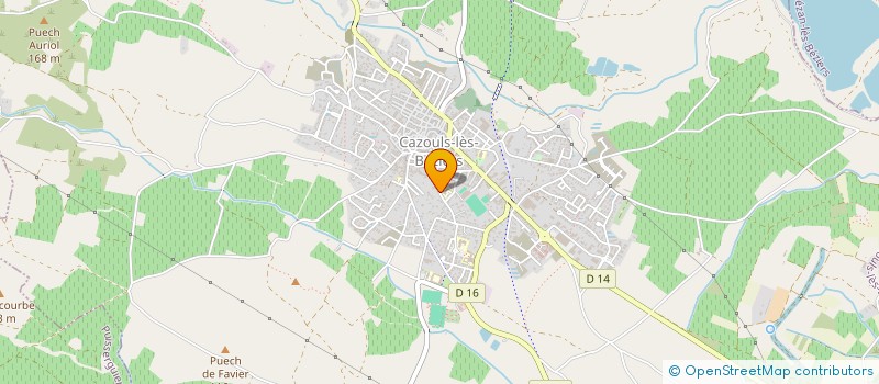 localisation de l'entreprise PILHAM  CAZOULS-LES-BEZIERS