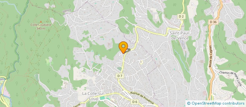 localisation de l'entreprise PILI PILI  LA COLLE-SUR-LOUP