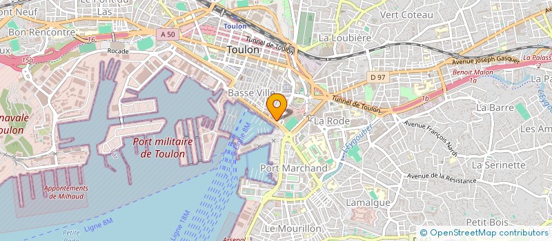 localisation de l'entreprise PILI-PILI  TOULON