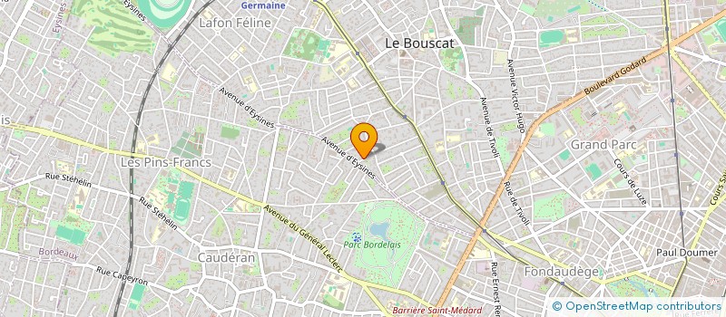 localisation de l'entreprise PILIBARO  LE BOUSCAT