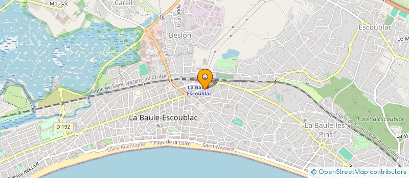 localisation de l'entreprise PILIBEN à LA BAULE-ESCOUBLAC