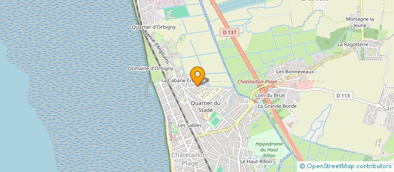 localisation de l'entreprise PILICO HOLDING à CHATELAILLON-PLAGE