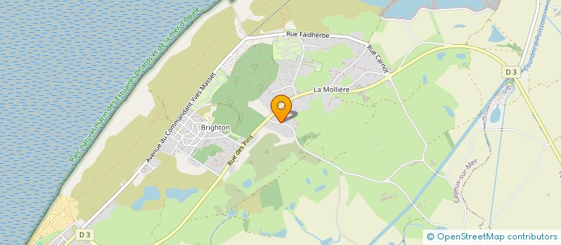 localisation de l'entreprise PILILA à CAYEUX-SUR-MER
