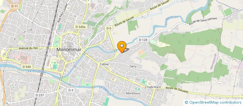 localisation de l'entreprise PILINVEST à MONTELIMAR