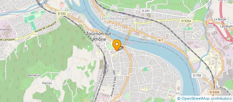 localisation de l'entreprise PILIS à TOURNON-SUR-RHONE