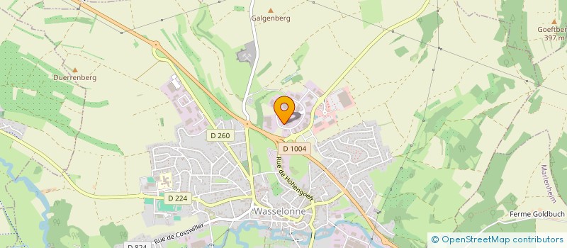 localisation de l'entreprise PILKAT  WASSELONNE