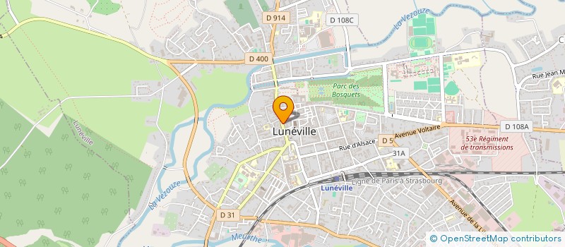 localisation de l'entreprise PILL'S INVEST  LUNEVILLE