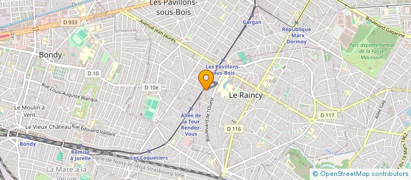 localisation de l'entreprise PILLAR INTERACTIVE  LE RAINCY