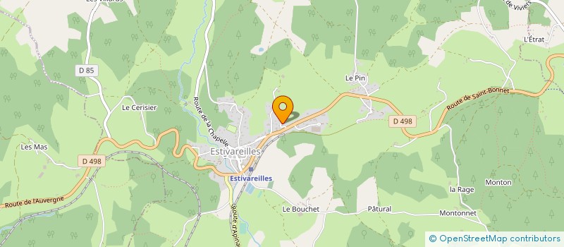 localisation de l'entreprise PILLET  ESTIVAREILLES