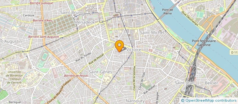 localisation de l'entreprise PILLET CONSEIL ET DISTRIBUTION à BORDEAUX