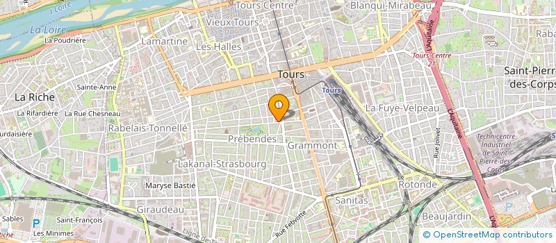 localisation de l'entreprise PILLET MALOT DP  TOURS