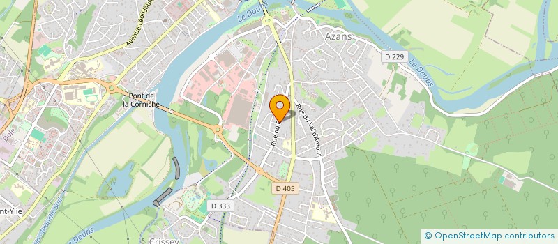 localisation de l'entreprise PILLIARD MENUISERIE à DOLE