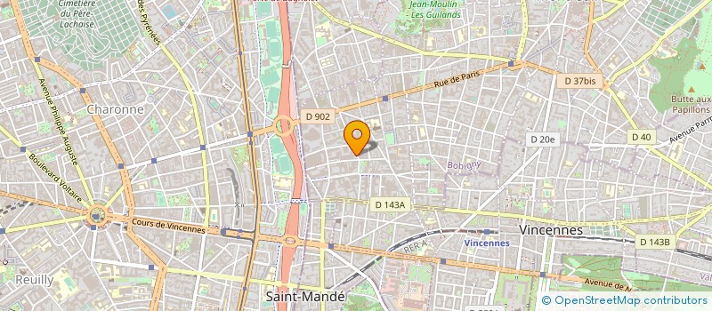 localisation de l'entreprise PILLIARD SAS à MONTREUIL