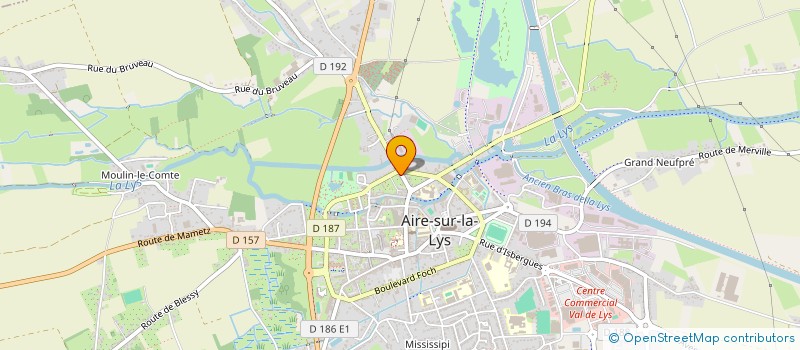 localisation de l'entreprise PILLIOT CYBERSECURITE ET INFORMATIQUE  AIRE-SUR-LA-LYS