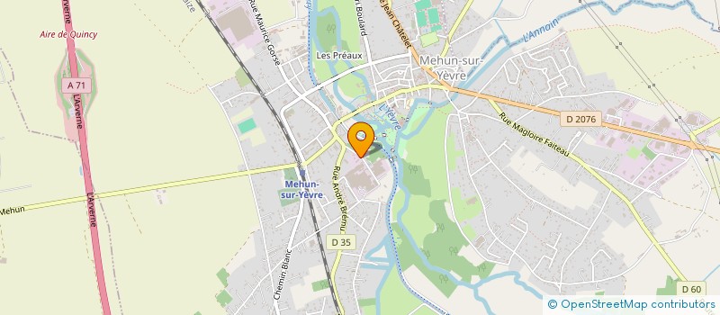 localisation de l'entreprise PILLIVUYT SA à MEHUN-SUR-YEVRE