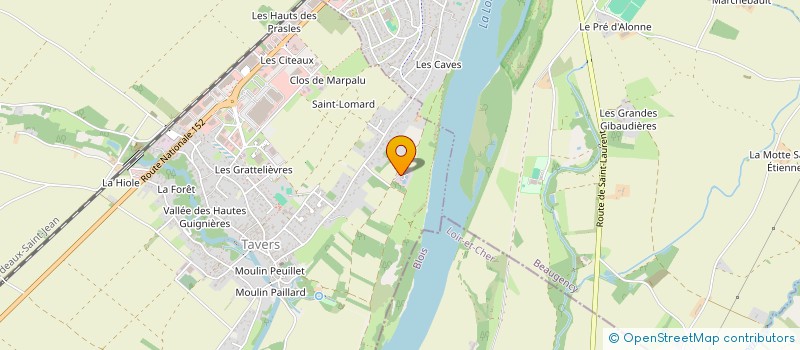 localisation de l'entreprise PILLON à BEAUGENCY