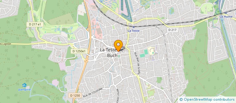 localisation de l'entreprise PILLON PROMOTION à LA TESTE-DE-BUCH