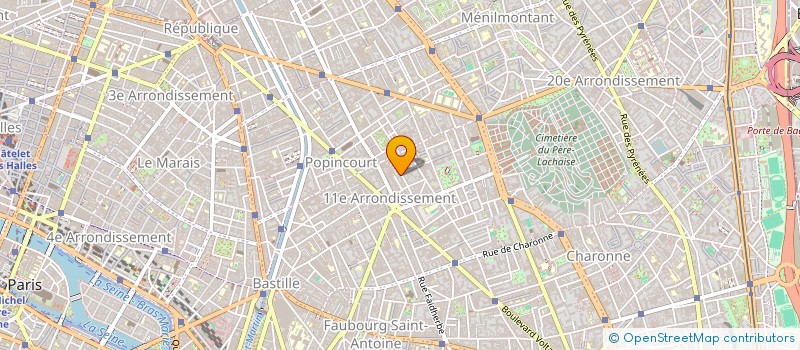 localisation de l'entreprise PILLOON  PARIS