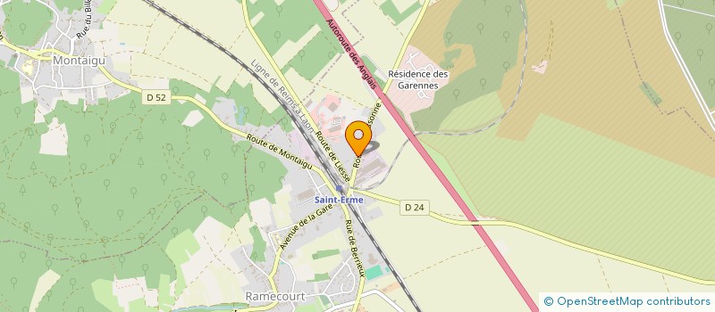 localisation de l'entreprise PILO''TT''AGE  SAINT-ERME-OUTRE-ET-RAMECOURT