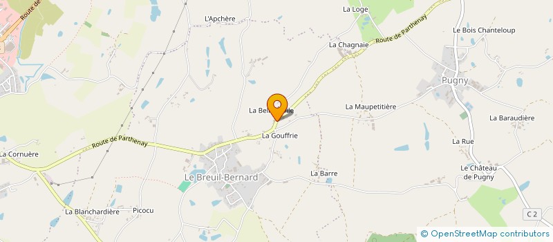 localisation de l'entreprise PILOBUT à MONCOUTANT-SUR-SEVRE